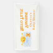 Bear theme baby shower party backdrops spandoek (Verticaal)