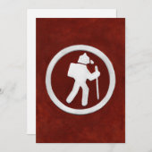 Bear Trail Marker Bedankkaart (Voorkant / Achterkant)