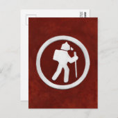 Bear Trail Marker Briefkaart (Voorkant / Achterkant)