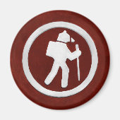 Bear Trail Marker Magneet (Voorkant)