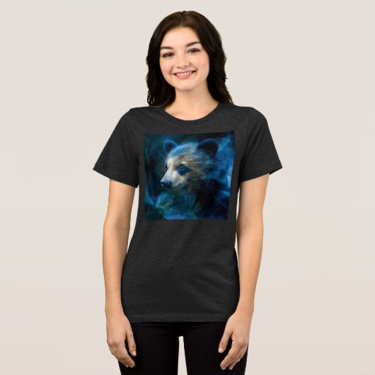 Bear Tri-Blend Shirt (Voorkant volledig)