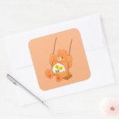 Bear Vierkante Sticker (Envelop)