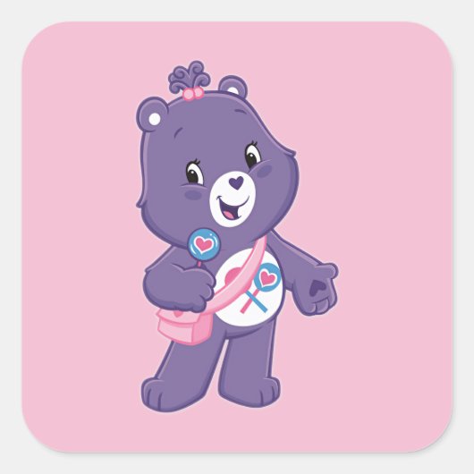 Bear Vierkante Sticker (Voorkant)