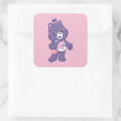 Bear Vierkante Sticker (Tas)