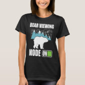 Bear Viewing in Zoo National Park or Alaska Cruise T-shirt (Voorkant)