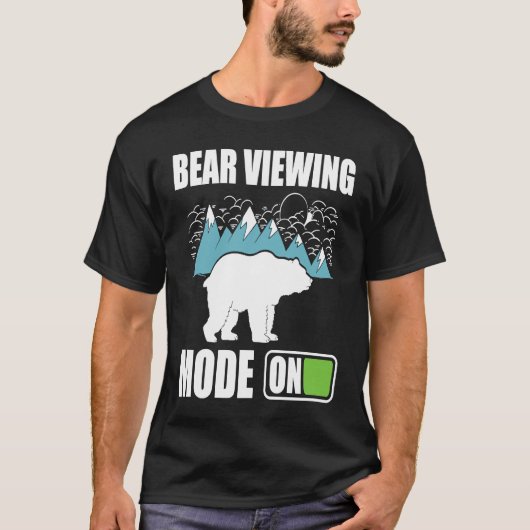 Bear Viewing in Zoo National Park or Alaska Cruise T-shirt (Voorkant)