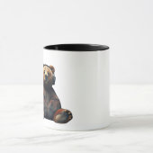 Bear Wearing Headphones Mok (Midden)