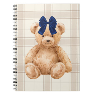 Bear with a Bow Blank Journal Notitieboek