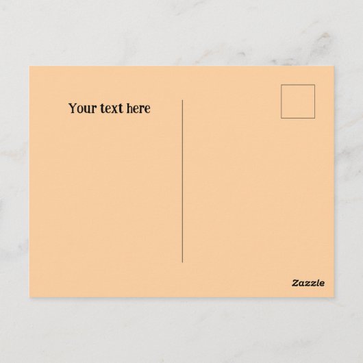 Bear with flowers. Customizable Briefkaart (Achterkant)