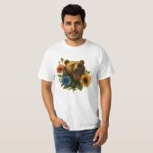 Bear with Flowers T-shirt (Voorkant volledig)