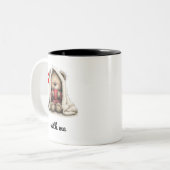 Bear With Me Tweekleurige Koffiemok (Voorkant links)