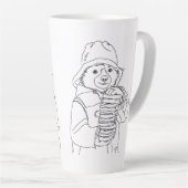 Bear with Sandwiches Latte Mok (Rechterhoek)