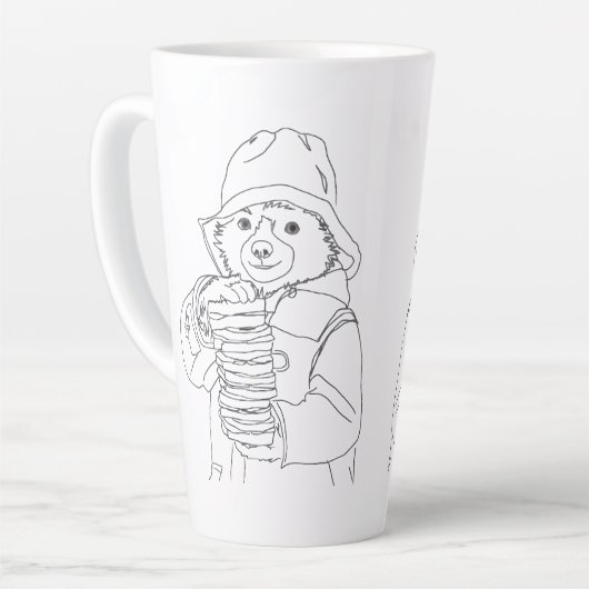 Bear with Sandwiches Latte Mok (Linkerhoek)