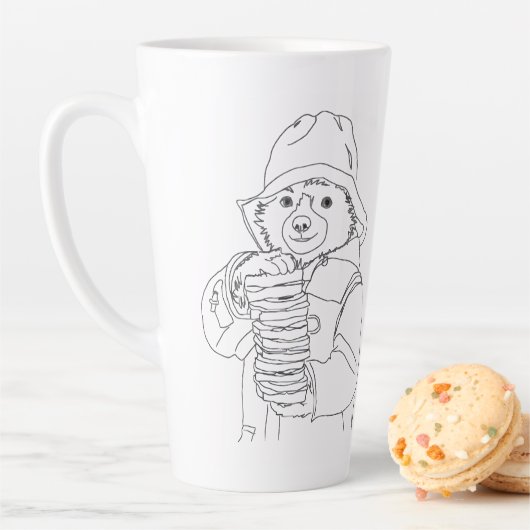 Bear with Sandwiches Latte Mok (In situ)