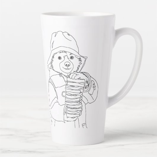 Bear with Sandwiches Latte Mok (Rechts)