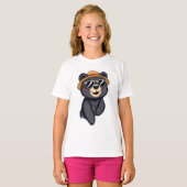 Bear World: Kids' T-Shirt in Cheerful Colors (Voorkant volledig)
