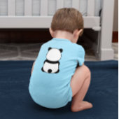 BEAR-Y SCHATTIGE PANDA BEER BLAUW (VOOR- EN ACHTER ROMPER