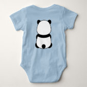 BEAR-Y SCHATTIGE PANDA BEER BLAUW (VOOR- EN ACHTER ROMPER (Achterkant)