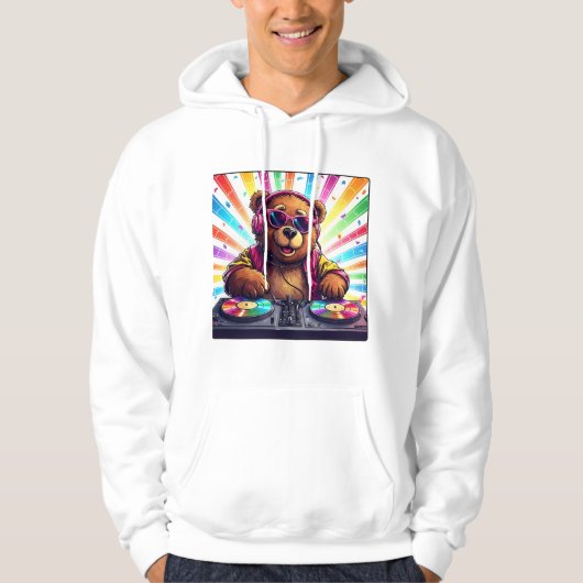 Bearbie DJ Hoodie (Voorkant)