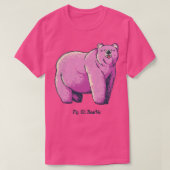 Bearbie roze Beer T-shirt (Design voorkant)
