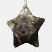 Bearcat-kerstversiering Keramisch Ornament (Links)