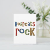 Bearcats Rock Briefkaart (Staand voorkant)