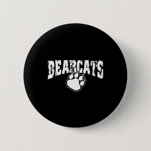 Bearcats terug naar school-spirit ronde button 5,7 cm (Voorkant)