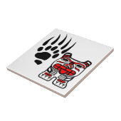 bearclaw, beer Haida Tegeltje (Zijkant)