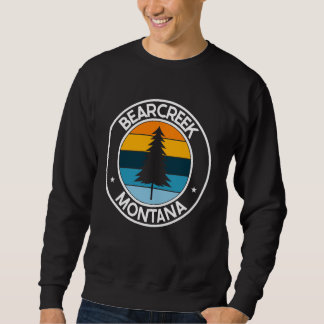 Bearcreek Montana MT USA City Pride Retro Zonsonde Trui