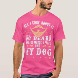 Beard Bearded Collie Mustache Facial Hair Gift 24 T-shirt