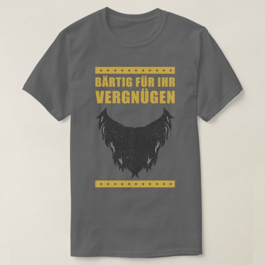 Beard Bearded Funny Gezegde Gift T-shirt (Design voorkant)