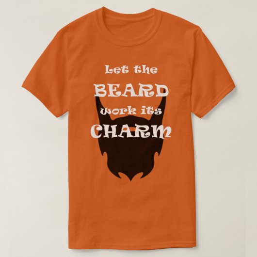 Beard Charm T-shirt (Design voorkant)