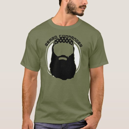 BEARD COMMANDER T-SHIRT (Voorkant)