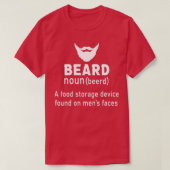 Beard Definition is een voedselopslagapparaat dat T-shirt (Design voorkant)