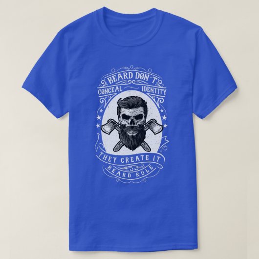 Beard Donx27t Conceal Identity T-shirt (Design voorkant)
