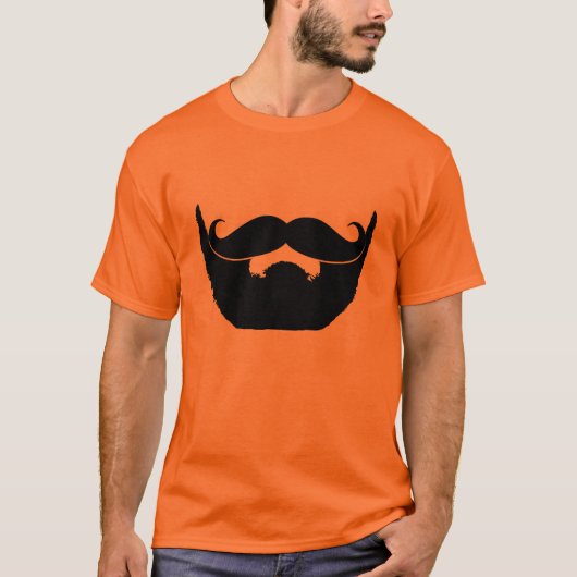 Beard en Mustache T-shirt (Voorkant)