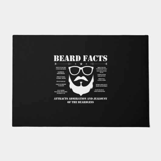 Beard Facts Deurmat (Voorkant)