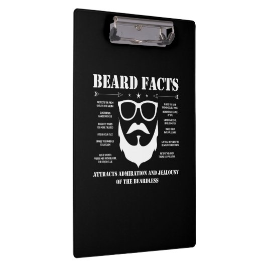 Beard Facts Klembord (Rechts)