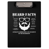 Beard Facts Klembord (Voorkant)