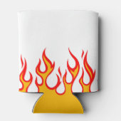 BEARD FUEL Funny Mannen Skull & Flames Joke Gift Blikjeskoeler (Achterkant)