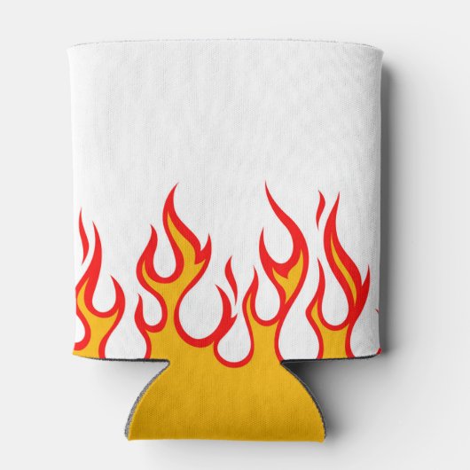 BEARD FUEL Funny Mannen Skull & Flames Joke Gift Blikjeskoeler (Achterkant)