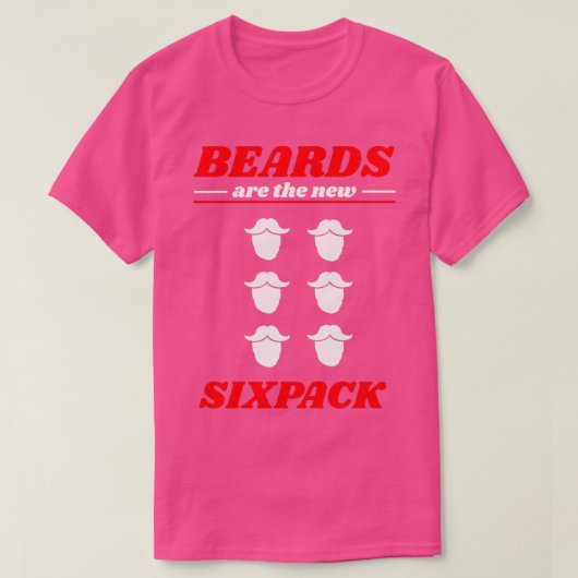 Beard Full Mustache Mannen Gift 14 T-shirt (Design voorkant)