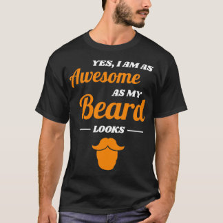 Beard Full Mustache Mannen Gift 20 T-shirt