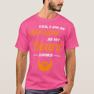Beard Full Mustache Mannen Gift 21 T-shirt