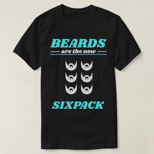 Beard Full Mustache Mannen Gift 24 T-shirt (Design voorkant)