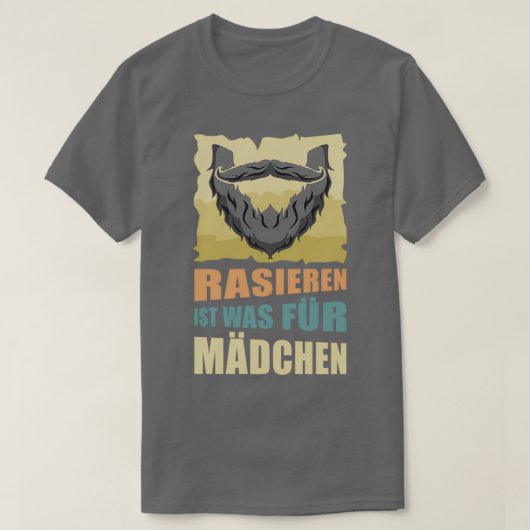 Beard Funny Gift 4 T-shirt (Design voorkant)