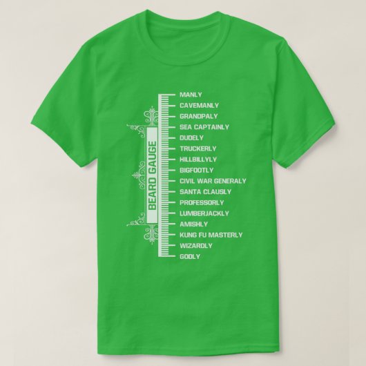 BEARD GAGE Classic TShirt (Design voorkant)