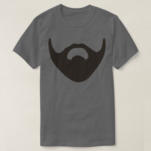 Beard-gezichtsmasker in handmatige stijl baard t-shirt (Design voorkant)