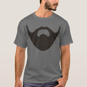 Beard-gezichtsmasker in handmatige stijl baard t-shirt