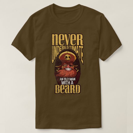 Beard Grandpa T-shirt (Design voorkant)